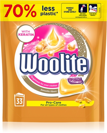 Woolite Pro-Care vaskepods Med keratin
