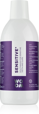 WOOM Sensitive+ Mouthwash mondwater voor gevoelige tanden en tandvlees