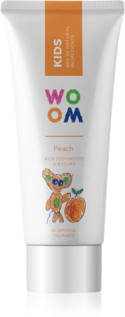 WOOM Kids Peach dentifricio per bambini