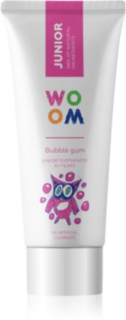 WOOM Junior Bubblegum dentifricio per bambini
