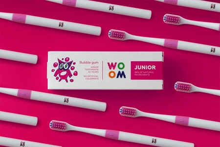 WOOM Junior Bubblegum дитяча зубна паста