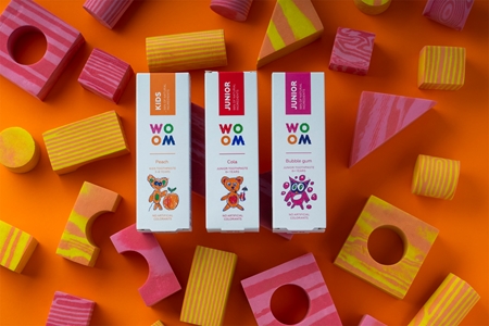 WOOM Junior Bubblegum дитяча зубна паста