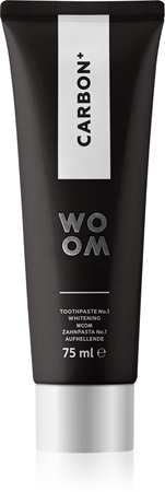 WOOM Carbon+ Toothpaste dentifricio sbiancante al carbone attivo