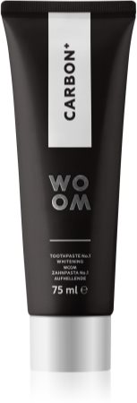 WOOM Carbon+ Toothpaste juoda balinamoji dantų pasta