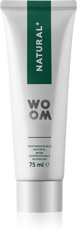 WOOM Natural+ Toothpaste Zahnpasta mit Pfefferminz