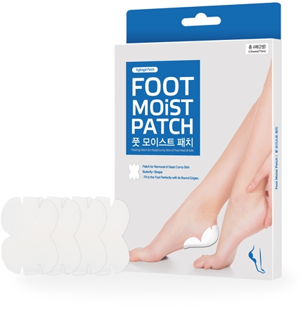Wooshin Labottach Foot Moist hydrogel exfoliating heel patches