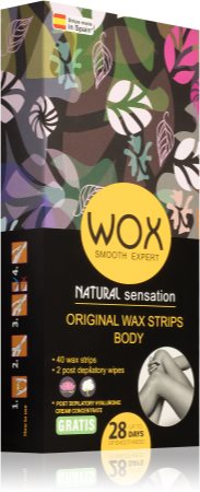 WOX Natural Sensation voskové depilační pásky na tělo