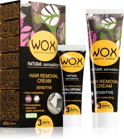 WOX Natural Sensation creme depilatório para pele sensível