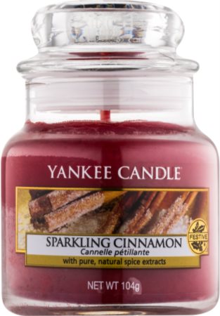 Yankee Candle Sparkling Cinnamon geurkaars