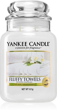 Yankee Candle Fluffy Towels Duftkerze Classic medium