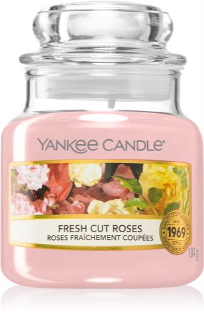 Yankee Candle Fresh Cut Roses Duftkerze   Classic mini