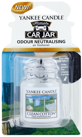Yankee Candle Clean Cotton vůně do auta závěsná