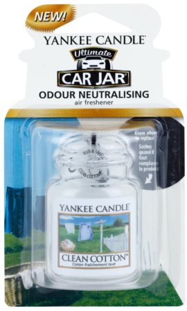 Yankee Candle Clean Cotton deodorante per auto sospeso