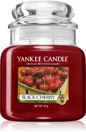 Yankee Candle Black Cherry bougie parfumée Classic moyenne