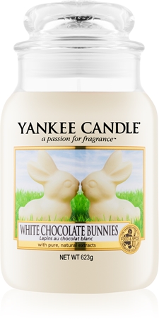 Yankee Candle White Chocolate Bunnies Duftkerze 623 g Classic groß