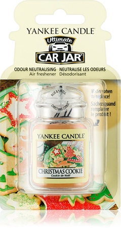 Yankee Candle Christmas Cookie car air freshener hanging