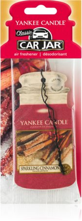 Yankee Candle Sparkling Cinnamon karināms gaisa atsvaidzinātājs automašīnai