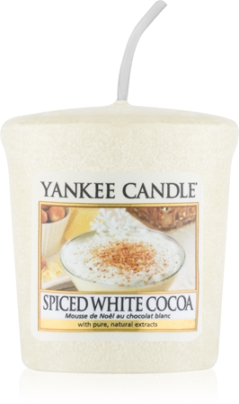 Yankee Candle Spiced White Cocoa votívna sviečka