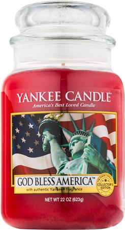 Yankee Candle God Bless America candela profumata 623 g Classic grande