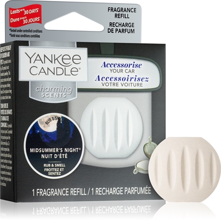 Yankee Candle Midsummer´s Night vůně do auta náhradní náplň závěsná