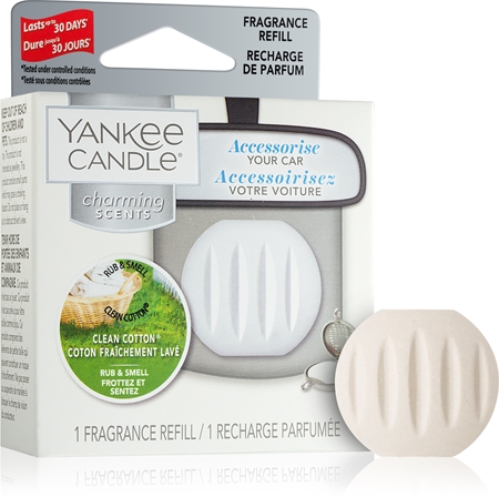 Yankee Candle Clean Cotton miris za auto zamjensko punjenje za vješanje