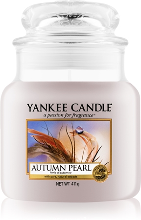 Yankee Candle Autumn Pearl scented candle Classic Medium