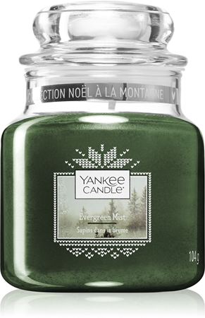 Yankee Candle Evergreen Mist vela perfumada Classic pequeno