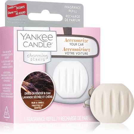 Yankee Candle Dried Lavender & Oak miris za auto zamjensko punjenje za vješanje