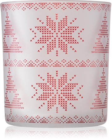 Yankee Candle Red Nordic skleněný svícen na votivní svíčku
