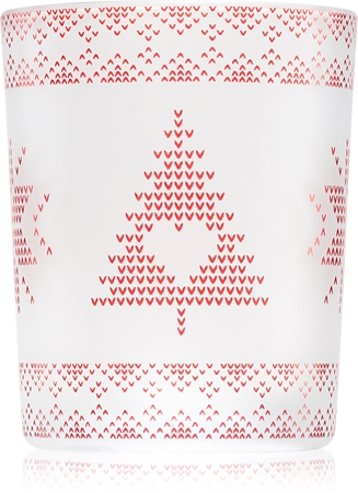 Yankee Candle Red Nordic glass votive candle holder I.