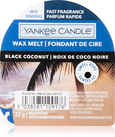 Yankee Candle Black Coconut vosk do aromalampy