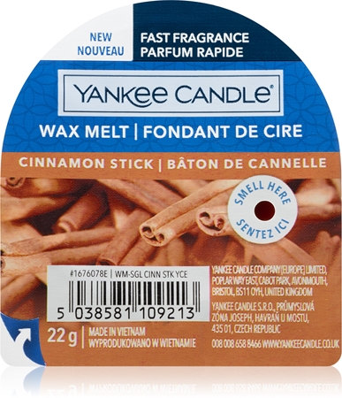 Yankee Candle Cinnamon Stick illatos viasz aromalámpába