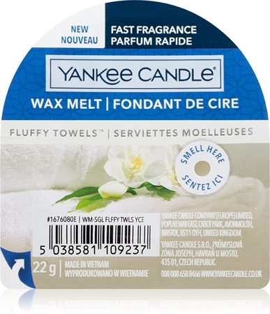 Yankee Candle Fluffy Towels восък за арома-лампа