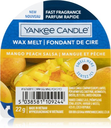 Yankee Candle Mango Peach Salsa wachs für die elek. duftlampe