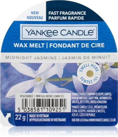 Yankee Candle Midnight Jasmine wachs für aromalampen