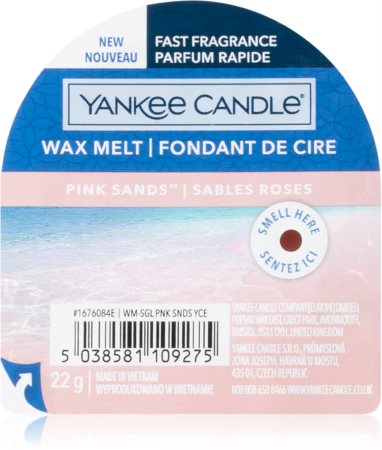 Yankee Candle Tarts Pink Sands Wax Melt