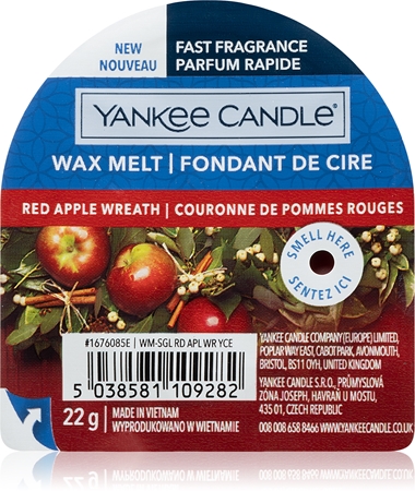 Yankee Candle Red Apple Wreath vosak za aroma lampu