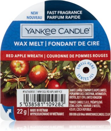 Yankee Candle Red Apple Wreath wosk zapachowy