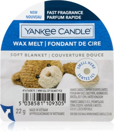 Yankee Candle Soft Blanket wosk zapachowy