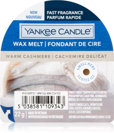 Yankee Candle Warm Cashmere wachs für aromalampen