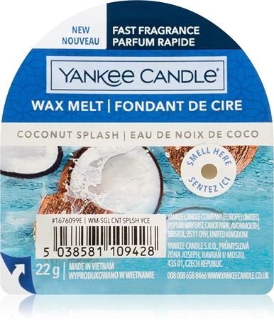 Yankee Candle Coconut Splash tartelette en cire