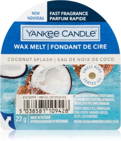 Yankee Candle Coconut Splash wachs für aromalampen