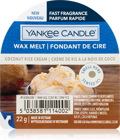 Yankee Candle Coconut Rice Cream cera derretida aromatizante