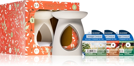 Yankee Candle Christmas Collection Aromalamp & 3 Wax Melt σετ δώρου