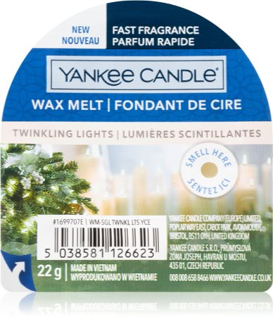 Yankee Candle Twinkling Lights vosak za aroma lampu