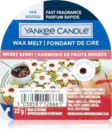 Yankee Candle Merry Berry vosak za aroma lampu