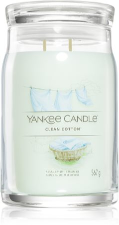 Yankee Candle Clean Cotton scented candle Signature