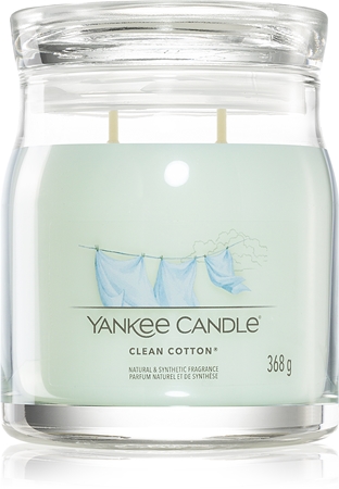 Yankee Candle Clean Cotton scented candle Signature