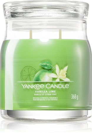 Yankee Candle Vanilla Lime scented candle Signature