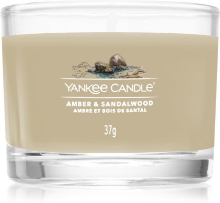 Yankee Candle Amber & Sandalwood mala mirisna svijeća bez staklene posude